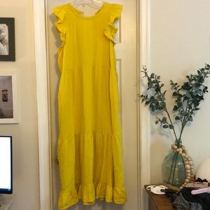 Universal Thread Yellow Maxi Dress XL